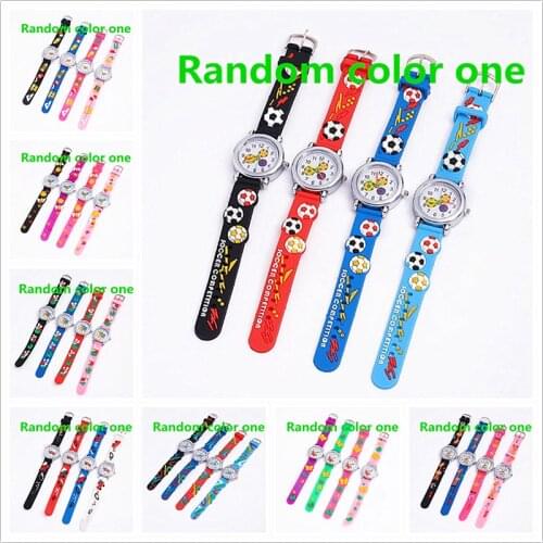 Cute Cartoon Pattern Children Watches Kids Boys Quartz Analog Wristwatch Gift 3D Strap Quartz Watch for Girls Relogio Masculino