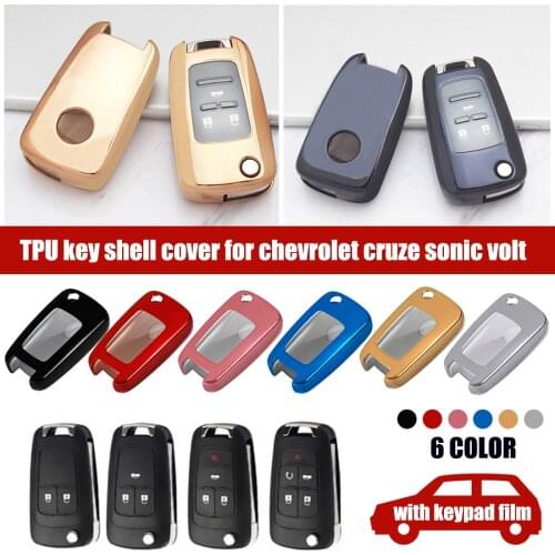 With Cover TPU Key Holder Cover Case for Chevrolet for Cruze Aveo Trax Opel Astra Corsa Meriva Zafira Antara J Mokka Insignia
