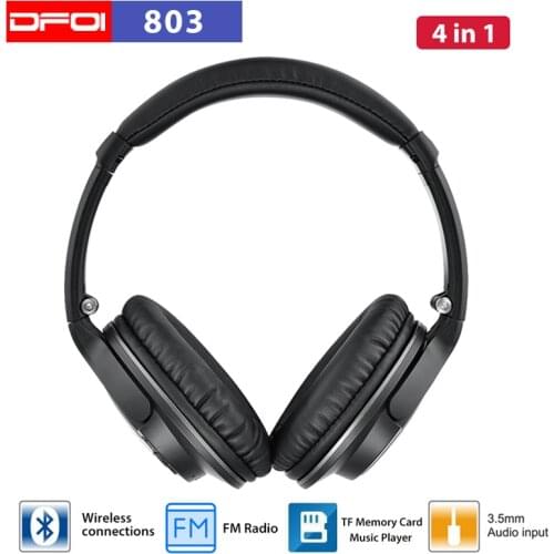 DFOI Bluetooth Headphones wireless Headphone Gaming Headset casque Wired PC Stereo Earphones FM Radio with Microphone for xiaomi