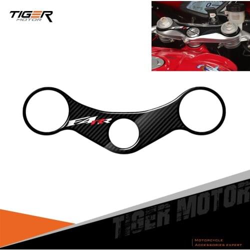 For MV Agusta F4 Models 2010-2017 3D Carbon-look Upper Triple Yoke Defender