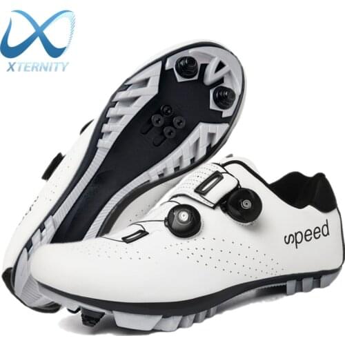 2021 New Mountain Bike Cycling Shoes Men Outdoor Breathable Racing Road Bicycle Sneakers SPD Self-Locking MTB Cleat Sports Shoes
