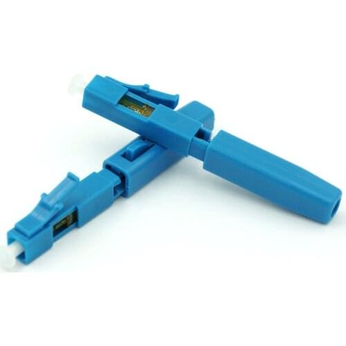 LC Optic Fiber Quick Connector FTTH LC UPC Single Mode Multimode Fast Connector (1pcs, 10pcs,50pcs,100pcs for option)
