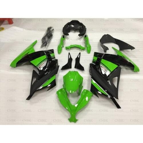 Fairings for EX300 13 14 EX 300 Ninja Fairings 13 14 EX 300 Ninja Bodywork 2013 - 2017 Green Black