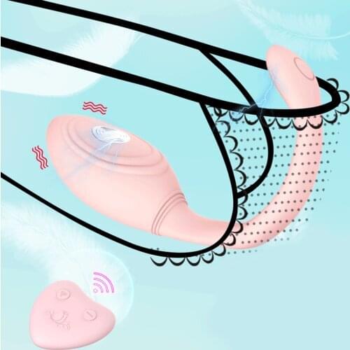 Vibrators Wireless Remote Control Invisible Wear Vibrating Massager USB Charging Vibrators Ball Male And Female Adult Sex Toys