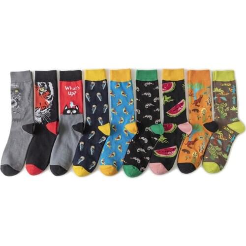 High quality Anime Novel animal socks Cosplay Superhero Cotton cartoon personality socks gift stockings prop