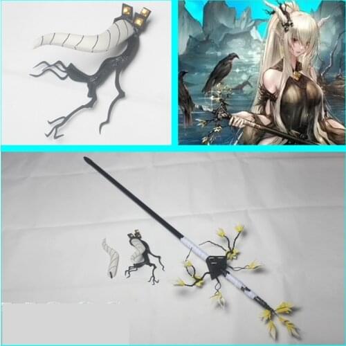 New Game Arknights Cosplay Shining Horns Head Clip Headwear Hairwear Cosplay Props Cosplay Accessories Hair Clip Halloween
