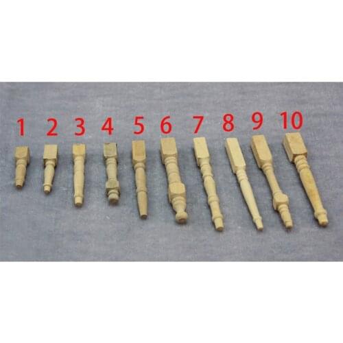 10pcs Wooden 1:12 Miniature Dollhouse Furniture Legs DIY Accessories
