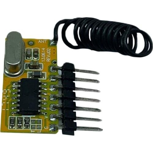 433MHz Superheterodyne Learning Receiver Module Wireless Receiving Board with Decoding Receiver Integrated Circuits