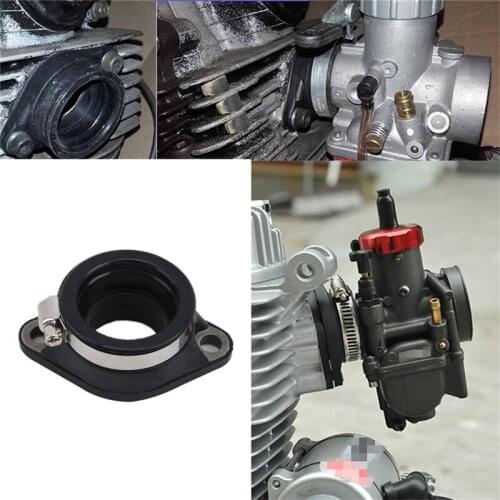 Motorcycle Carburetor Adapter Inlet Intake Pipe Rubber Mat Fit On PWK 28/30mm Carburetor UTV ATV Pit Dirt Bike