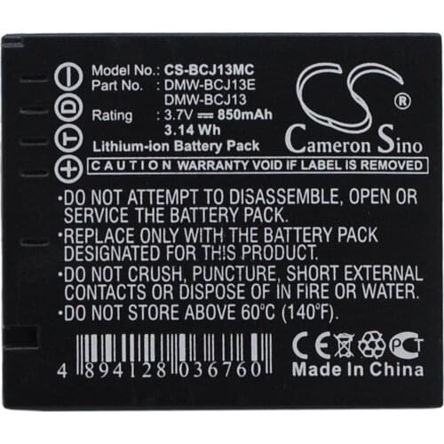 2021 Battery For LEICA D-LUX5,D-LUX5E,D-LUX6,V-LUX 2,V-LUX 3 Li-ion