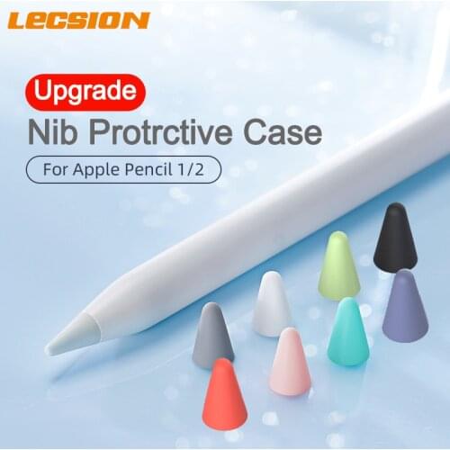 Pencil tip cover For Apple Pencil 1 2st Pen nib sleeve Silicone Protector Case For Apple Pencil2 Tablet stylus Touch Pen Case