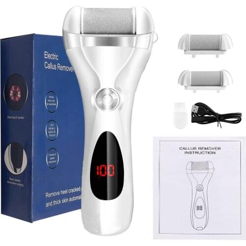 Electric Foot File Grinder Callus Remover Hard Cracked Dead Dry Skin Removal Feet Pedicure Tools Rechargeable Foot Care Tool