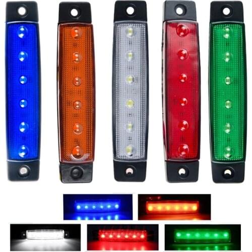 1PC 12V 24V LED Auto Car Bus Lorry Trailer Tail Warning Lamp Brake Lights Truck Side Marker Indicator Light Turn Signal Lamp