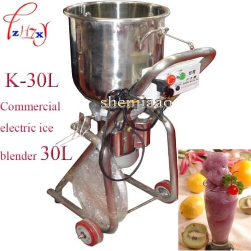 K-30L Commercial electric ice blender, 30L mixer ice, fruit and amp Commercial ice blender 1500W 220V 1pc