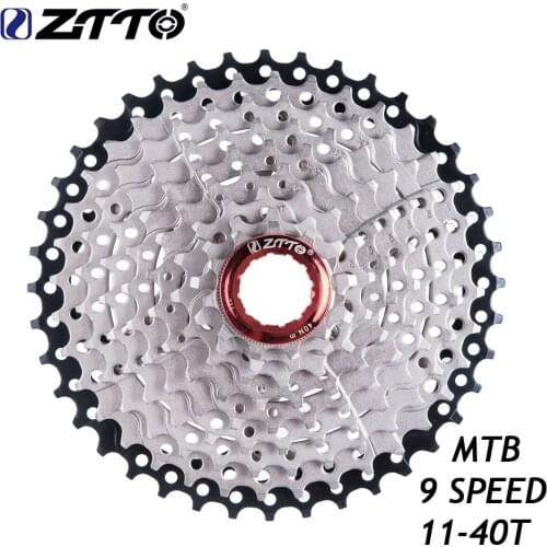 ZTTO MTB 9 Speed 11-40T Cassette 9 speed Bicycle Freewheel 11-40 9s for M430 M4000 High Quality Mountain Bike K7 free delivery