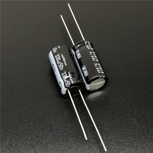 5pcs/50pcs 330uF 50V Japan NICHICON HW Series 10x20mm High Ripple Low Impedance 50V330uF Motherboard Capacitor