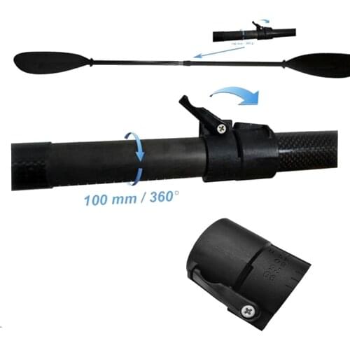 Lightweight Nylon Kayak Canoe Adjustor Ferrule Length Locking Replacement for Marine Kayak Raft Boat SUP Paddle