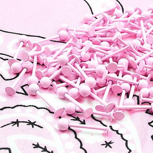 1 Set/5 Pcs Trendy Girls Pink Color Lip Piercing Jewelry Stainless Steel Ear Bone Nalis Women Fashion Body Piercings