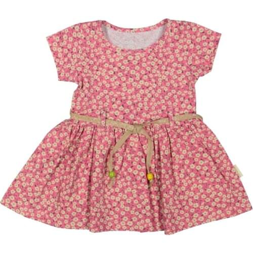 Baby girl Fuchsia Floral Belt Dress 202918