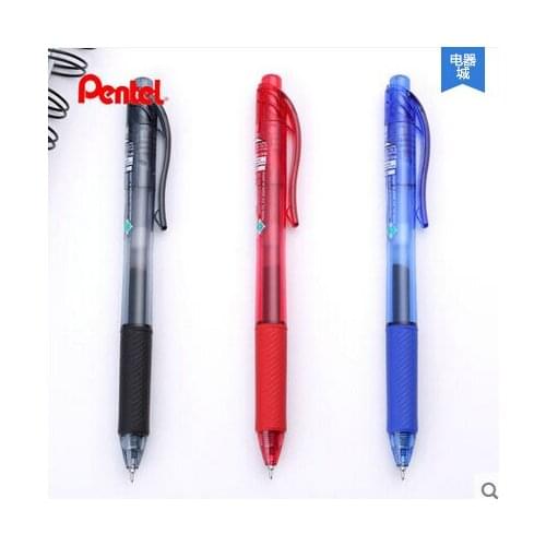 2018 Pentel BLN105 Japan premium liquid ink quick-drying needle point 0.5mm gel pen high quality excellent Clicked pen 6 pieces