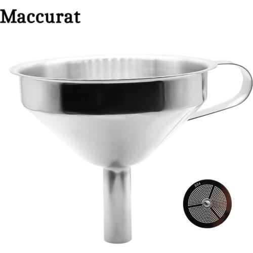 Maccurat 3D Printer Resin Filter Funnel 100% Food Grade Durable Stainless Steel Removable Double-Strainer Filter For SLA/DLP/LCD