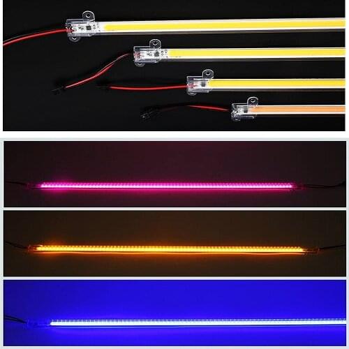 COB LED Strip 50CM 220V 24V High Brightness Led Light Bar White/Warm White Energy Saving Hard Strip Lighting for Kitchen Cabinet