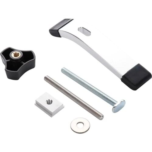 Mini T-tracks Slot Miter Track Jig Fixture T-Slot Woodworking Pressboard Clamp T Screw T Slider Pressure Block