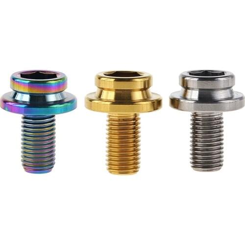 Xingxi Titanium Bolt M8*15 Middle Shaft Ti Screw M8 x15mm Bike Bicycle Cycling Chain Wheel Crank Bolt Extractor