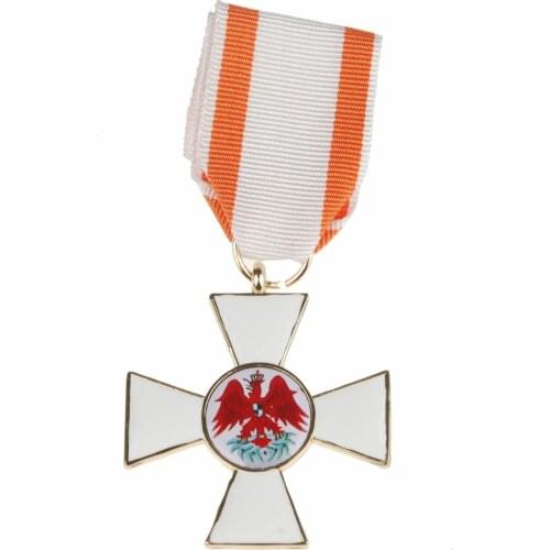 WWI WW1 GERMAN EMPIRE WAR PRUSSIA RED EAGLE 2ND CLASS CROSS MEDAL BADGE