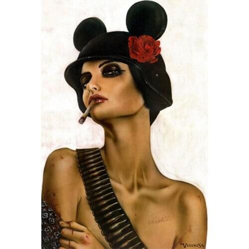 High quality Oil painting Canvas Reproductions Dirtyland IV by Brian M.Viveros Painting hand painted