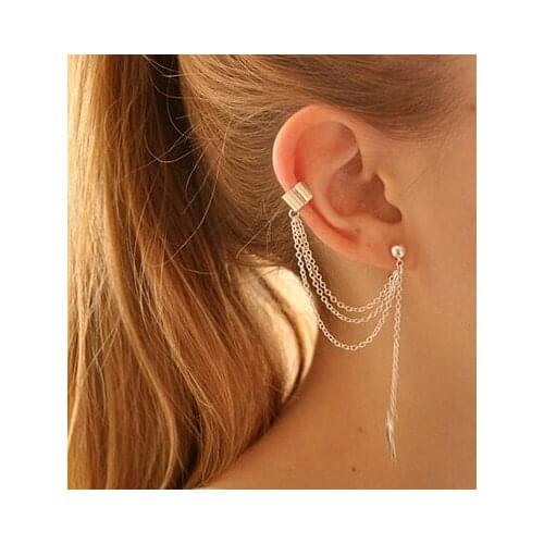 Fashion personality Leaf Wedding Earring Statement gold Geometry Simple Trendy Earring For Women Jewelry Earrings femme ER200065