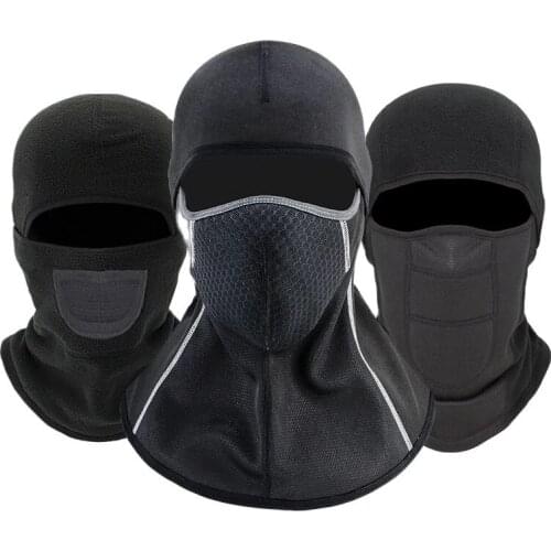 Winter Riding Motorcycle Face Mask Unisex Outdoor Windproof Cycling Ski Headgear Keep Neck Warm Professional Headwear -40