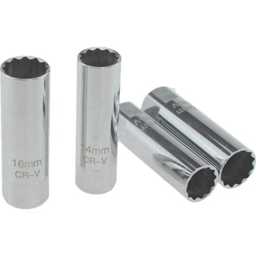 14/16mm Spark Plug Socket 12 Point Remover Wrench Drive Repair Removal Accessory B36B