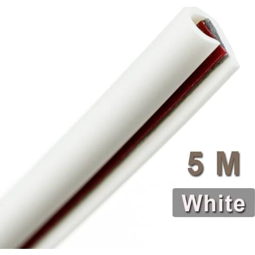 16.4 FT Rubber Car Door Edge Guard Strip Seal Molding Seal Trim Protector Car Door Fit for Most Car