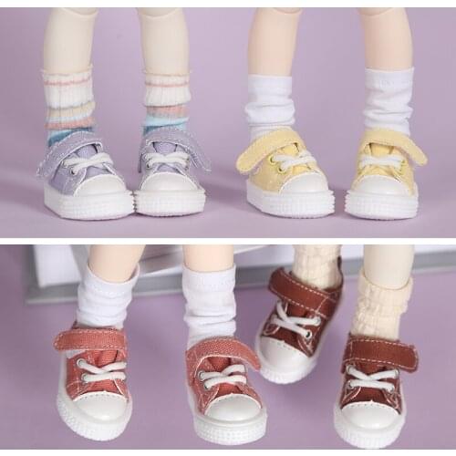 BJD Doll Accessories Canvas Shoes Sneakers Doll Shoes 1/6 yosd BJD Doll shoes