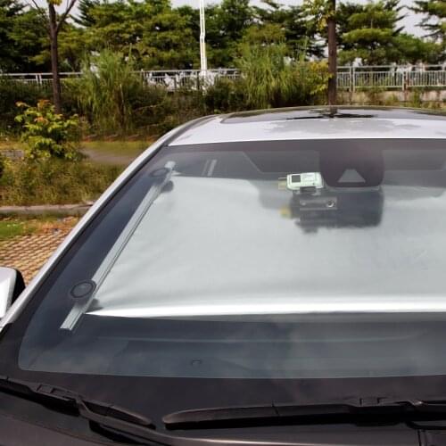 Automatic Retractable Sunblind Sun Protection for Car Front Window Windshield Sun Shade Car Windshield Sunshade Cover