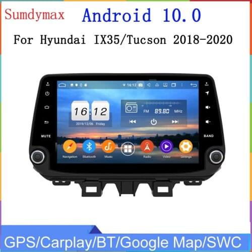 9" Android 10 car multimdia player for hyundai IX35 Tucson 2018 with octa core PX5 4G RAM 64G ROM car audio stereo