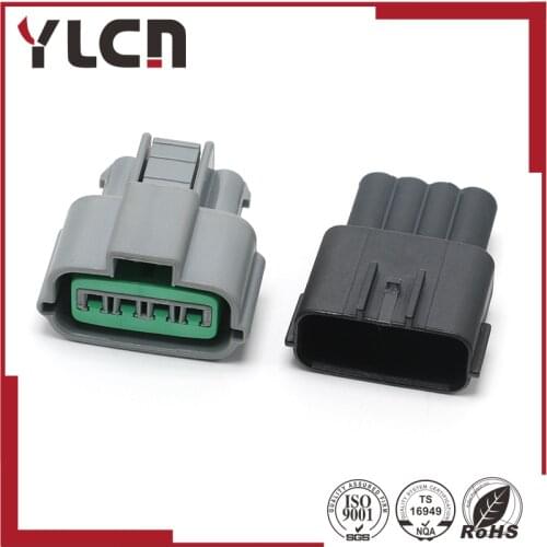 Free shipping 4 pin female and male waterproof socket housing auto car connector