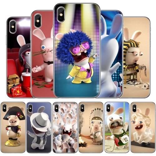 Cartoon crazy rabbit Kun gen Cover Soft Silicone Phone Case For iPhone 5 5S 6 6plus 7 8 plus X XR XS Max 11 PRO Max SE 2020