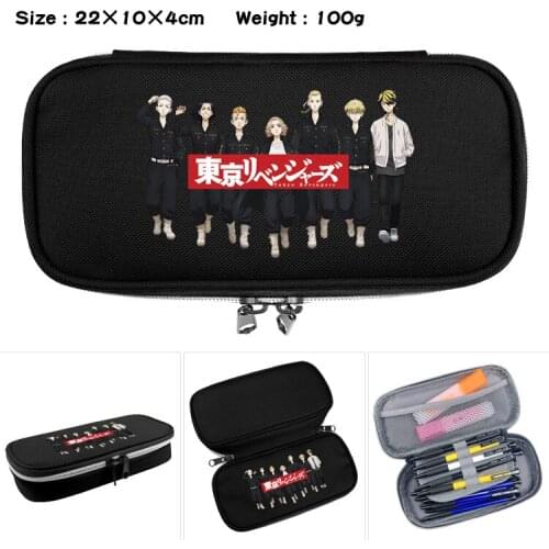 High Quality Tokyo Revengers Large Capacity Pencil Case School Pen Case Supplies Pencil Bag School Box Pencils Pouch Stationery