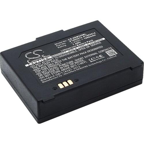 CS 1000mAh/7.40Wh battery for Zebra EM 220,EM 220 Mobile Printer,EM220,EM220II