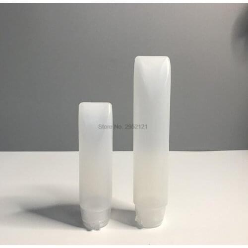 By dhl fedex 1000pcs 30ml 50ml PE Tube Capping Bottle Cosmetic Packaging Squeeze Tube Dispensing Lotion Bottle