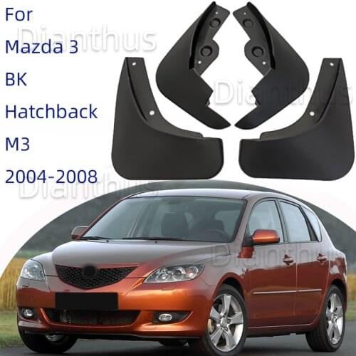 For Mazda 3 BK Hatch Hatchback M3 2004-2008 Car Mudguard anti-splash Front Rear Fender Accessories 2005 2006 2007