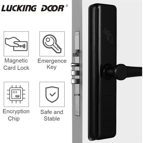 TTLock App Electronic Smart Door Lock Bluetooth Security Intelligent Lock RFID 13.56MHZ card for Hotel/Home/Apartment