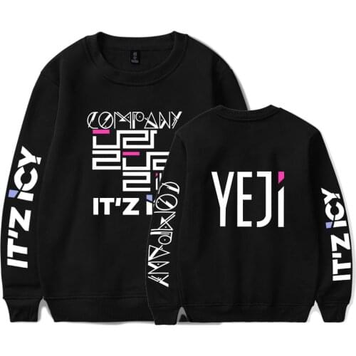 ITZY kpop Hoodies Sweatshirt Fleece Letters Printed Hoodie Sweatshirts Pullover Long Sleeve Tracksuit Tops k pop Clothes