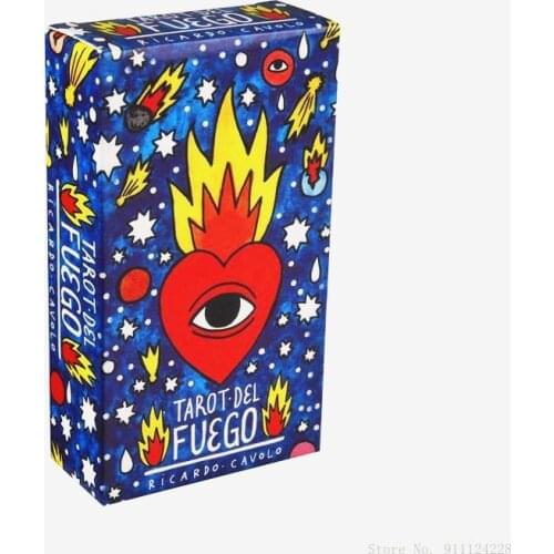 Popular Tarot Del Fuego Tarot Cards English Deck Board Cards Family Board Game Playing Game Cards Party Game