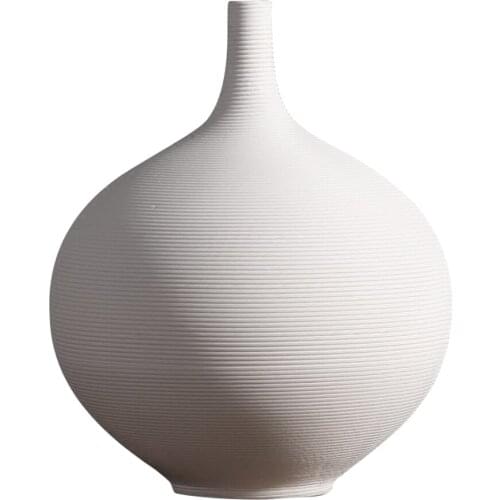 Ceramic Vase Handcraft Japanese Ikebana Flower Vase Tabletop Centerpiece L