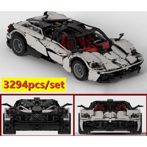 Creative MOC Technic Series The Pagani Racing Car Set Fit LeGINGlys MOC-31944 Building Blocks Bricks Kits Model Toys Kid Gift