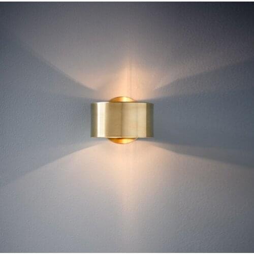 Copper Loft Nordic style American Industry Retro Art Simple Personality Aisle Bedroom Indoor Machine Head Wall Lamp Archaize