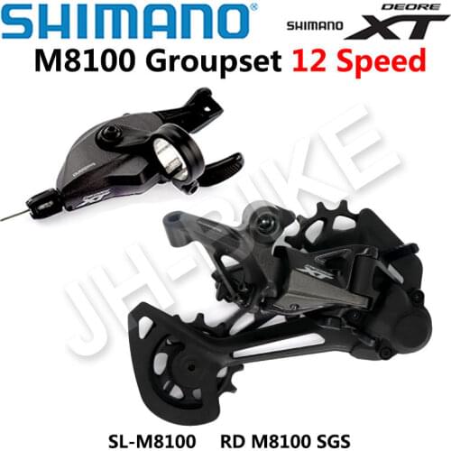 Shimano Deore XT M8100 Groupset 12 speep Mountain Bike Groupset 1x12-speed SL + RD original M8100 Rear Derailleur Shifter Lever